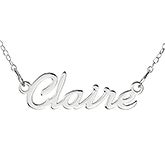 Personalized Name Necklace - Contemporary Script - 16555D