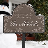 Personalized Yard Stake - Family Blessings - 16569