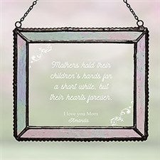 Dear Mom Personalized Glass Suncatcher - 16578