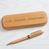 Personalized Pen Set - Engraved Alderwood Executive Series - 16626