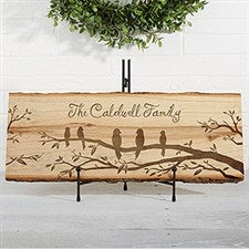 Personalized Basswood Plank Sign - Welcome To Our Nest - 16640
