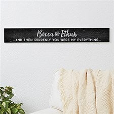 Personalized Romantic Quotes Wood Sign - 16644