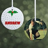 Personalized Golf Christmas Ornaments - 16668