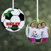 Personalized Soccer Christmas Ornaments - 16670