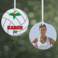 Personalized Volleyball Christmas Ornaments - 16672