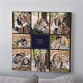 Personalized Photo Canvas Print - Family Photo Montage - 16675