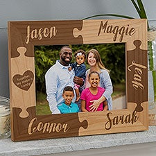 Together We Make A Family Personalized Puzzle Picture Frames - 16685