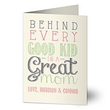 Personalized Mom Greeting Card - Loving Words To Her - 16694