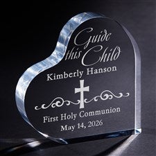Personalized Religious Heart Keepsake - Guide This Child - 16695