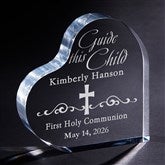 Personalized Religious Heart Keepsake - Guide This Child - 16695