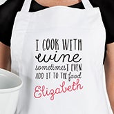 Personalized Sassy Cook Apron & Potholder Set - 16714