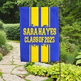 Personalized Graduation Garden Flag - School Spirit! - 16720