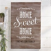 Home Sweet Home Personalized Canvas Print - 16728