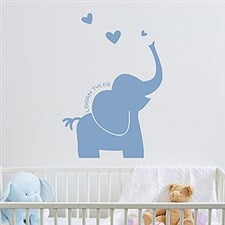 Personalized Baby Vinyl Wall Art - Baby Zoo Animals - 16734