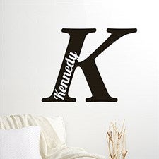 Personalized Initial Vinyl Wall Art - 16735