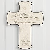 Personalized Wall Cross - Wedding Blessing - 16737
