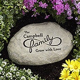Personalized Family Garden Stone - For Infinity  - 16742