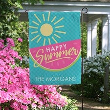Personalized Summer Garden Flag - Simply Summer - 16753