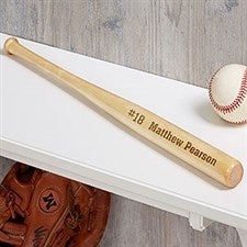 Personalized Mini Baseball Bat - Name & Number - 16759