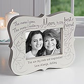 Best Friend Mom Personalized 5x7 Picture Frame Blocks