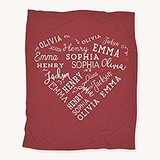 Personalized Blankets - Close To Her Heart - 16802