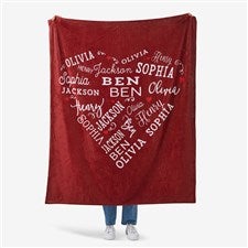 Personalized Blankets - Close To Her Heart - 16802