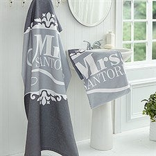 Personalized Bath Towel - The Happy Couple - 16808
