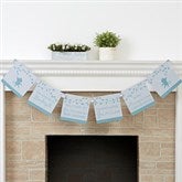 Personalized Baby Shower Paper Banner - Baby Zoo Animals - 16818