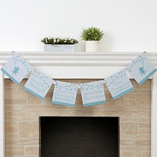 Personalized Baby Shower Paper Banner - Baby Zoo Animals - 16818
