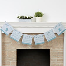 Personalized Baby Shower Paper Banner - Baby Zoo Animals - 16818