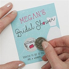 Personalized Bridal Shower Scratch Off Game - The Dress - 16833