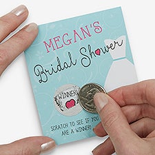 Personalized Bridal Shower Scratch Off Game - The Dress - 16833