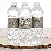 Personalized Water Bottle Labels - Rustic Bridal Shower - 16835