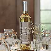 Rustic Bridal Shower Personalized Wine Bottle Labels - 16836