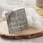 Personalized Gift Tags - Rustic Bridal Shower - 16840