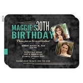 Personalized Birthday Party Invitations - Vintage Age - 16851
