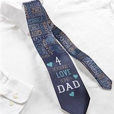 personalized ties for dad