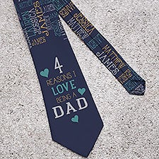 Personalized Tie - Reasons Why - 16861