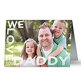 Personalized Photo Greeting Card - Loving Him - 16866