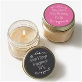Personalized Mason Jar Candle Favors - Write Your Own - 16910