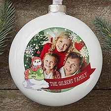 Personalized Precious Moments Family Photo Ornament - 16932