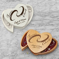 Personalized Ring Bearer Box - Forever and Always - 16954