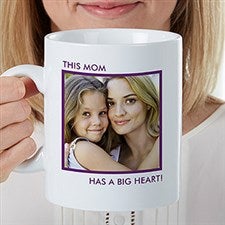 Personalized Oversized Coffee Mug - 1 Photo Mug - 16960
