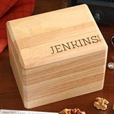 Personalized Recipe Box - Family Name Established - 16961