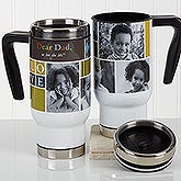 Personalized Photo Commuter Travel Mug - Photo Fun For Him - 16971