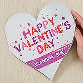 Personalized Valentine's Day Love Oversized Greeting Card - 16996