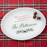 Personalized Christmas Platter - Christmas Blessings - 17003