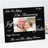 Personalized Anniversary Picture Frames - Forever and Always Design - 1701