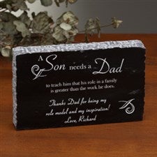 Personalized Marble Gifts with Poems for Fathers - 1702