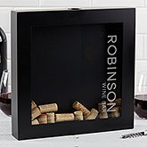 Personalized Wine Cork Shadow Box - Wine Bar - 17023